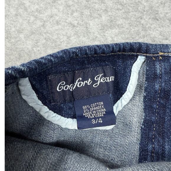 Y2k Comfort Jeans Junior Womens Size 3/4 Denim Skirt - Picture 3 of 9